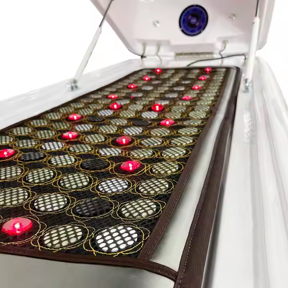 Red Light Therapy Spa Bed Pod Far Infrared Wet Steam Ozone Sauna Spa Capsule Weight Loss