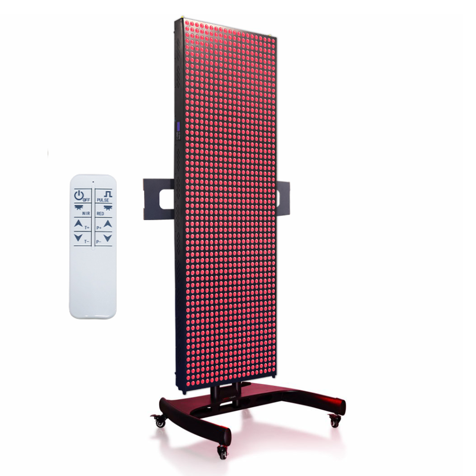 Valenluma Force Titan Series 6000W Infrared Large Red Light Therapy Panel – Full Body LED 1200 Pcs with  Stand