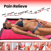 Infrared Red Light Therapy Full Body Blanket - Lessens Pain, and Enhances Recovery- Whole Body Care Mat with 3 Modes - Uses 660nm & 850nm160x60 CM Dual Wavelength Infrared Red Light Blanket with 1800 LEDs for Home Use
