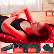 Full Body Wearable Infrared Light Therapy Blanket Collagen Production Medical-Grade TPU Red Light Therapy Mat for Full Body Pain Relief, 190x85 CM Dual Wavelength Infrared Red Light Blanket with 2570 LEDs for Home Use