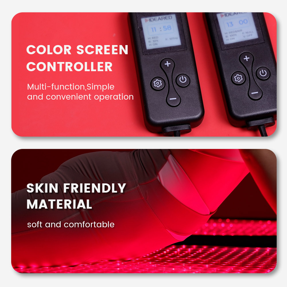 Red Light Therapy Sleeping Bag Full Body Blanket Tri Chip  660 850 Spectrum Full Body Infrared therapy with a light density of 170 mW/cm².Sleeping Bag Infrared Therapy Lamp Sleeping Bag Cover Red Light Therapy Blanket size 63x 24 Inch for pain relief