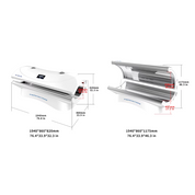 Valenluma Red Light Therapy Bed Full Body Led  with multi wavelength 660nm 850nm infrared light therapy
