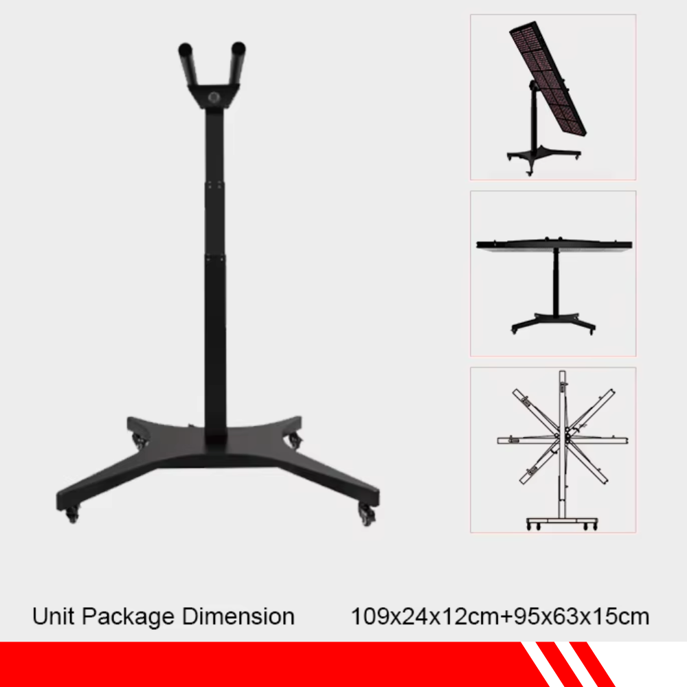 Valenluma Zenith Elegant Series 3600W Red Light Therapy Panel with Stand  840PCS LED Full Body Infrared Therapy for Wellness & Recovery