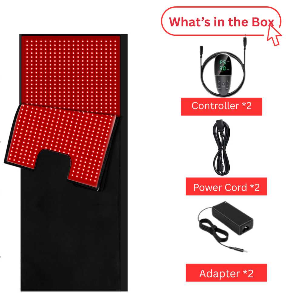 Valenluma Red Light Sleeping Bag Blanket 2560LEDs Red &Near Infrared 660nm 850nm Red Large size 180x80x20 cm Pain Relief