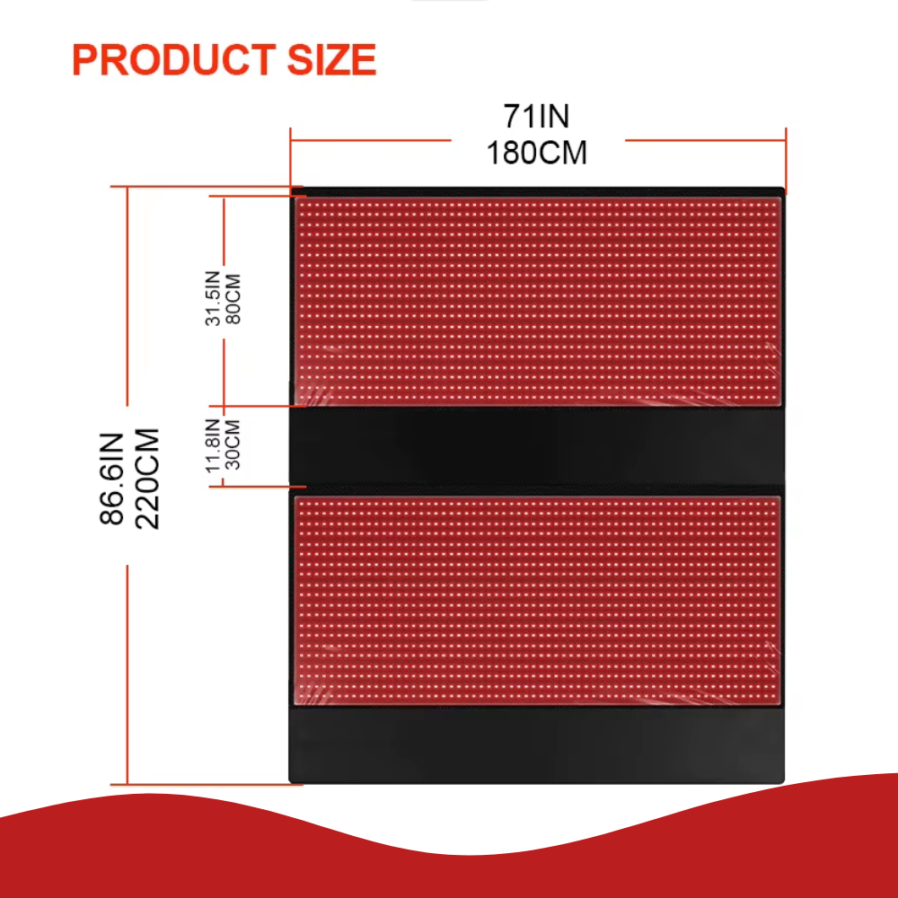 Red Infrared Light Therapy Sleeping Bag Blanket for Whole Body, 5050SMD LED 660nm Red Light Therapy Mat Sleep Bag 850nm Near Infrared Light Therapy Devices for Pain Relief and Better Sleep