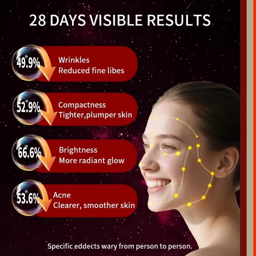 Valenluma Silicone LED Light Therapy Mask With Near Infrared Led Facial Mask  Mask Red Led Therapy Beauty Devices