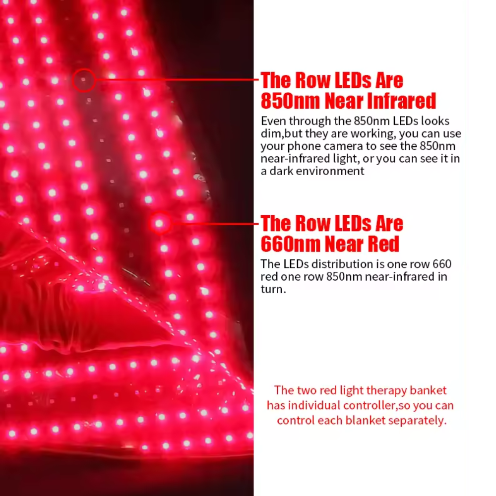 Red Light Therapy Sleeping Bag  660 850 Spectrum Device Sleeping Bag Infrared Therapy Lamp Sleeping Bag Cover Red Light Therapy Blanket