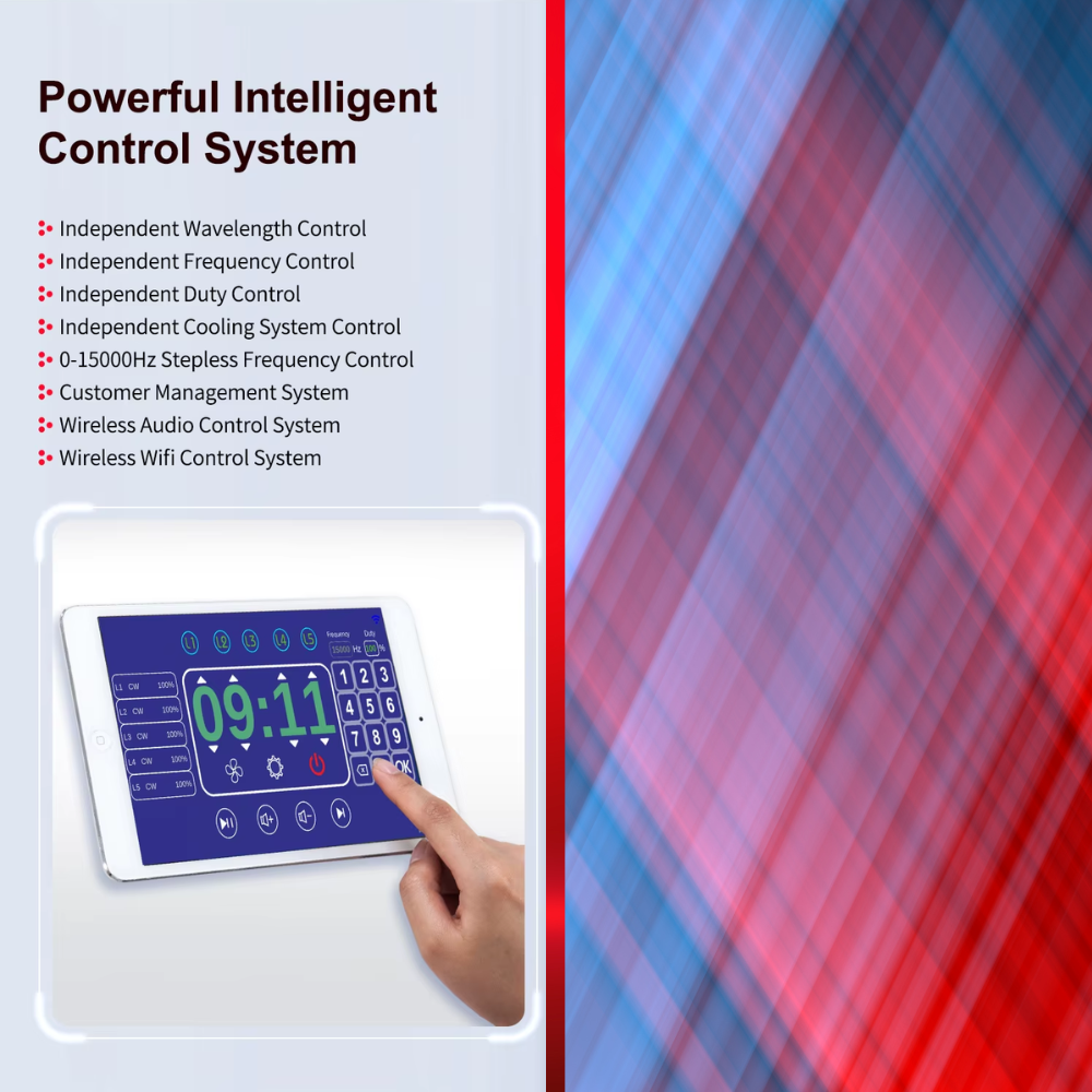 Valenluma Red Light Near Infrared Therapy Bed 630nm 660nm 810nm 850nm 940nm LED  for Pain Relief Wound Healing