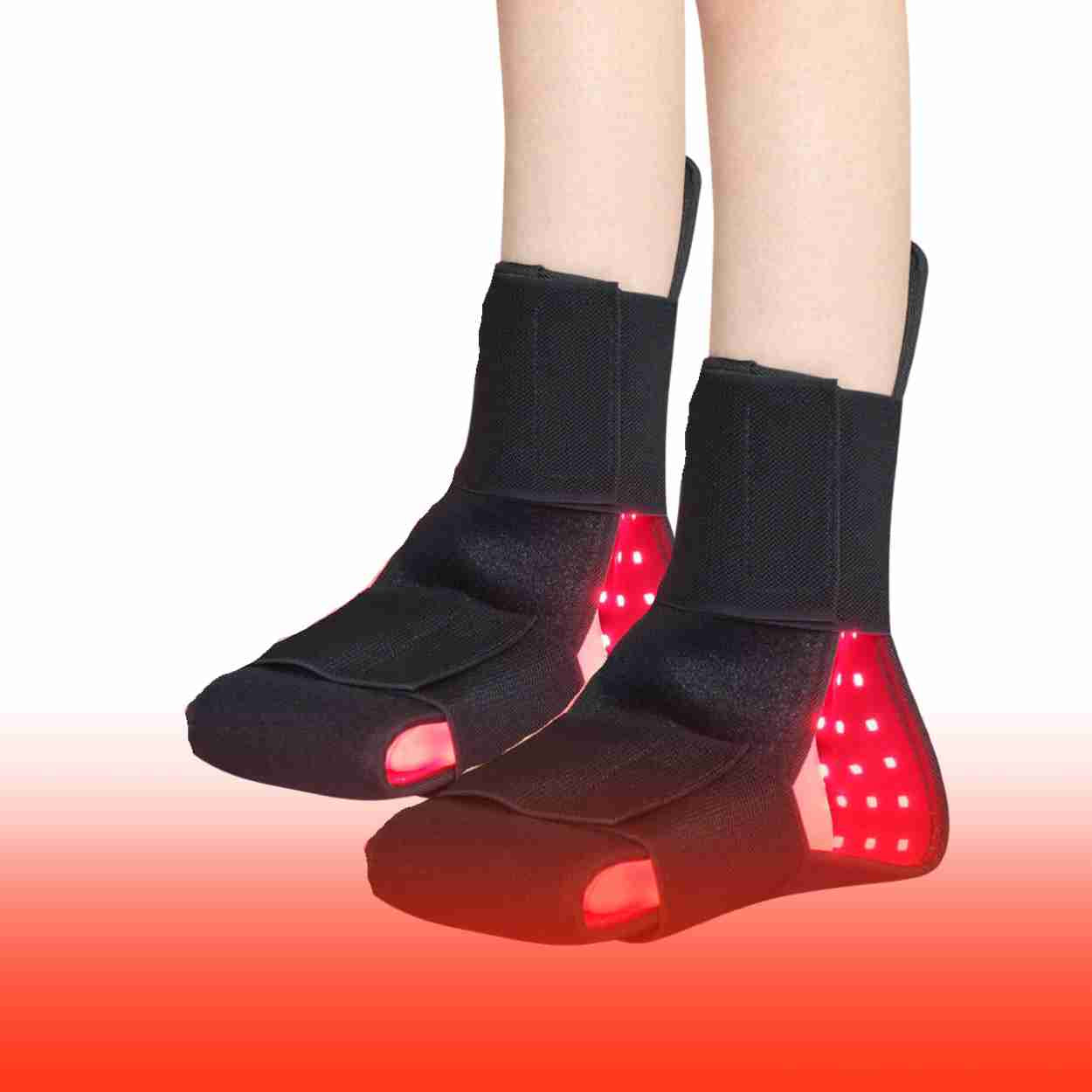 Pack of 2 Medical Grade Led Red Light Therapy Foot Wrap For Pain Relief