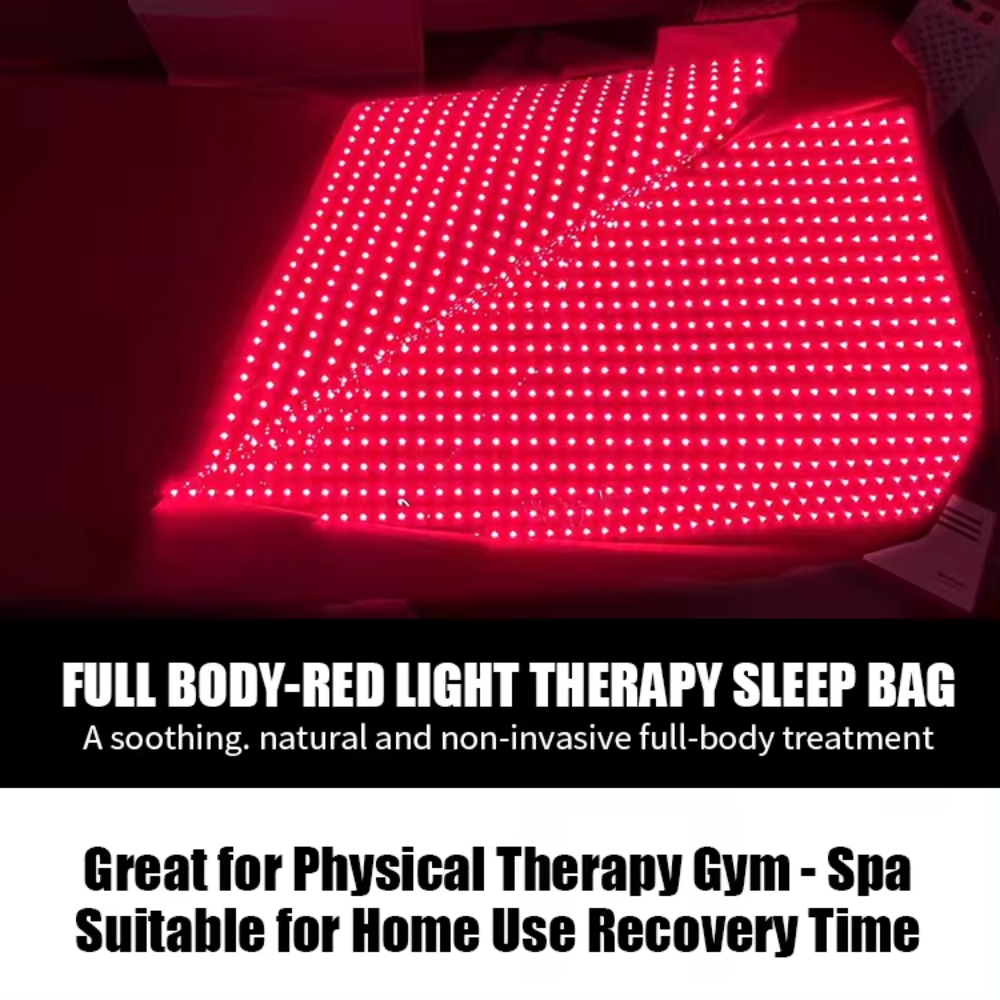 Red Light Therapy Sleeping Bag  660 850 Spectrum Device Sleeping Bag Infrared Therapy Lamp Sleeping Bag Cover Red Light Therapy Blanket