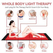 Red Light Mat Full Body LED 660nm Red Light Therapy Mat 850nm Near Infrared Light Therapy Devices Large Pads for Whole Full Body Pain Relief With  1280pcs red light therapy mat full body