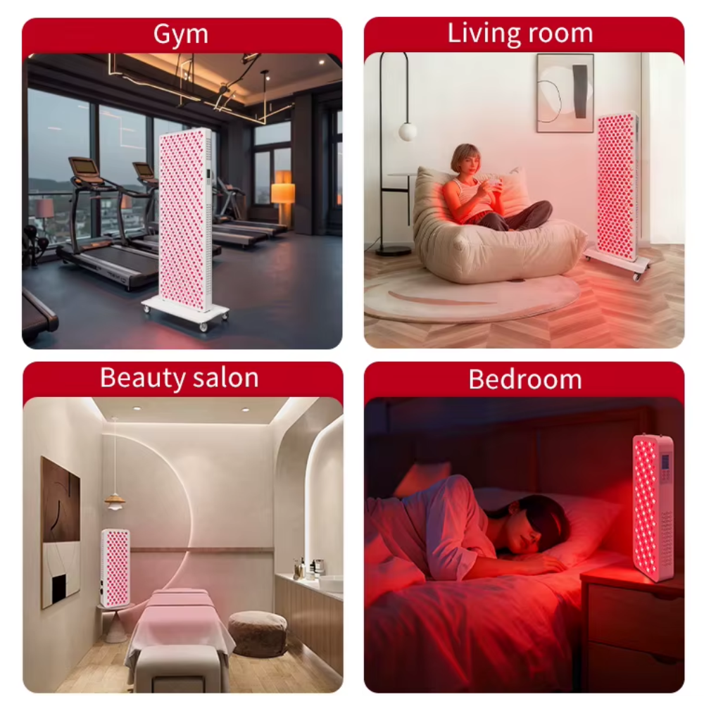 Valenluma Force Revive Series 7 Wavelength Full Body Red Light Therapy Panel with Stand  1500W Infrared Beauty & Recovery Light for Home, Clinic & Commercial Use