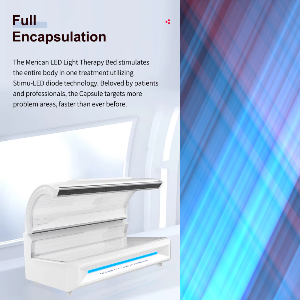 Valenluma Red Light Near Infrared Therapy Bed 630nm 660nm 810nm 850nm 940nm LED  for Pain Relief Wound Healing