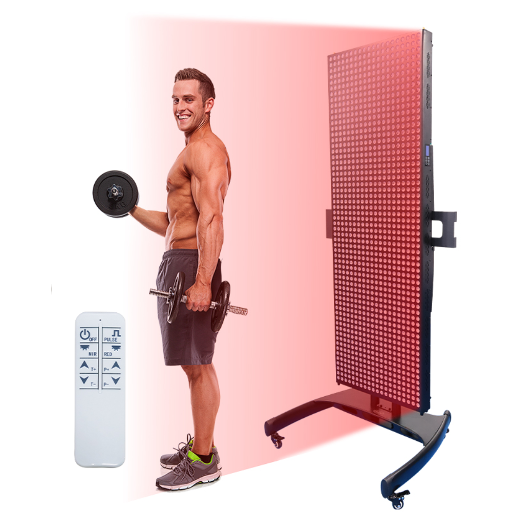 Valenluma Force Titan Series 6000W Infrared Large Red Light Therapy Panel – Full Body LED 1200 Pcs with  Stand
