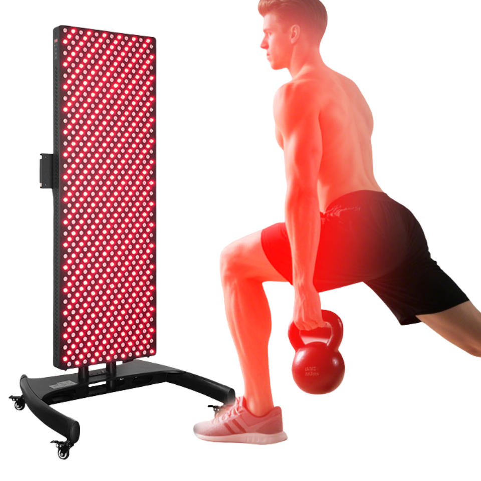 Valenluma Force Titan Series 6000W Infrared Large Red Light Therapy Panel – Full Body LED 1200 Pcs with  Stand