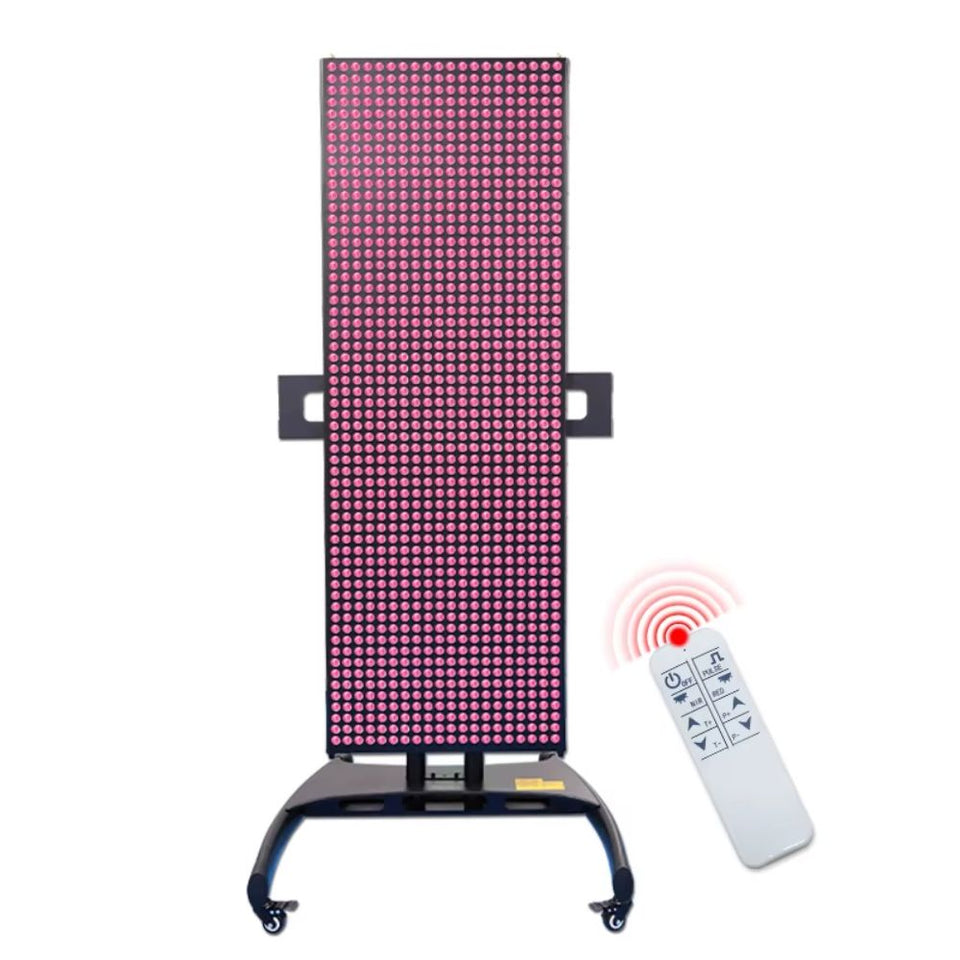 6000W Infrared Large Red Light Therapy Panel – Full Body LED Device with Electric Stand
