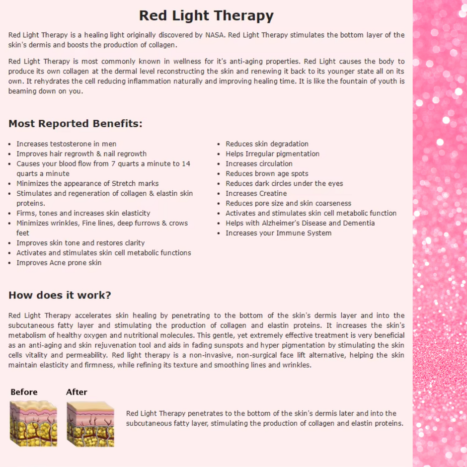 Valenluma Red Light Therapy Bed Full Body Led  with multi wavelength 660nm 850nm infrared light therapy