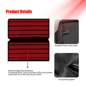 Red Infrared Light Therapy Sleeping Bag Blanket for Whole Body, 5050SMD LED 660nm Red Light Therapy Mat Sleep Bag 850nm Near Infrared Light Therapy Devices for Pain Relief and Better Sleep size 160x60 CM