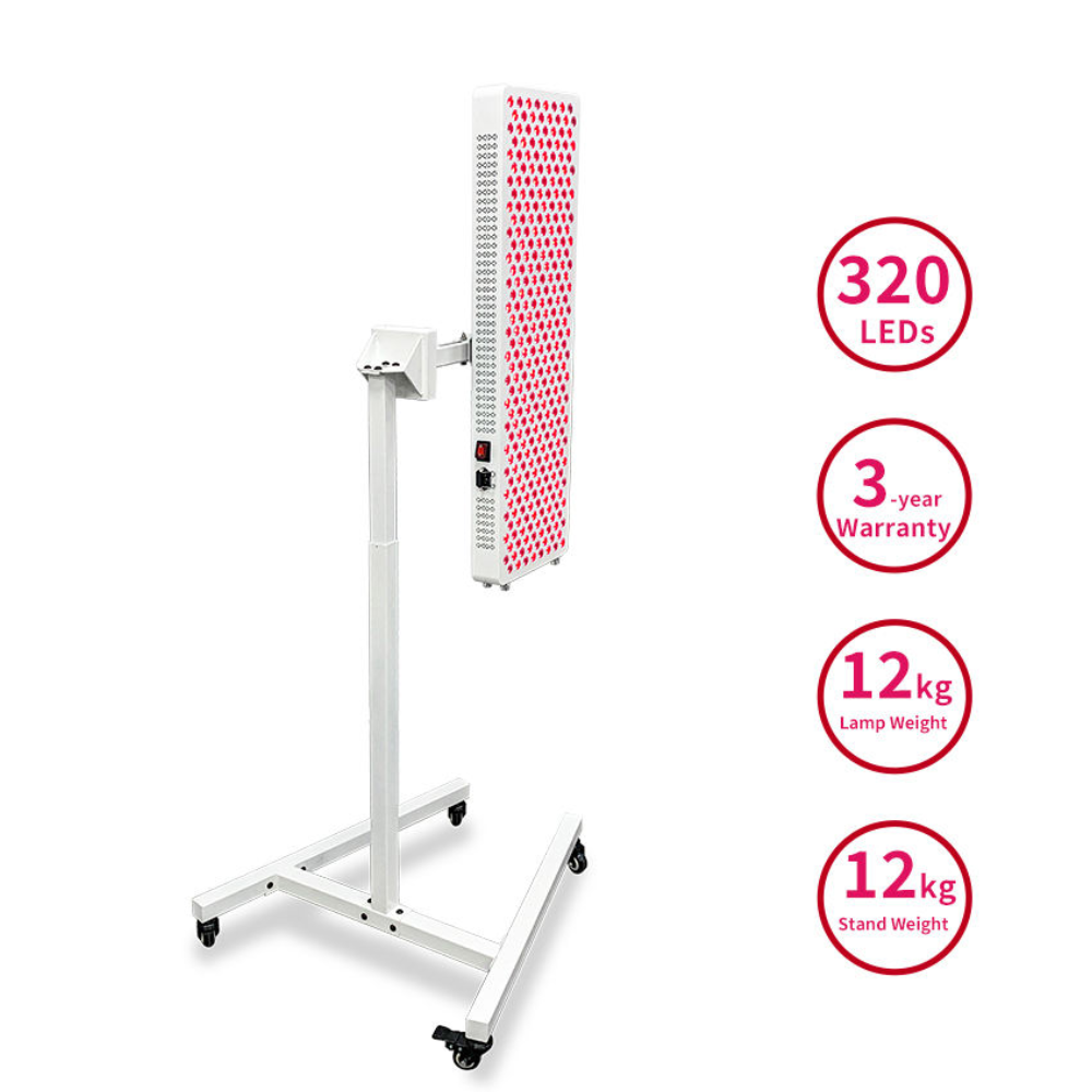 Valenluma Force Revive Series 7 Wavelength Full Body Red Light Therapy Panel with Stand  1500W Infrared Beauty & Recovery Light for Home, Clinic & Commercial Use