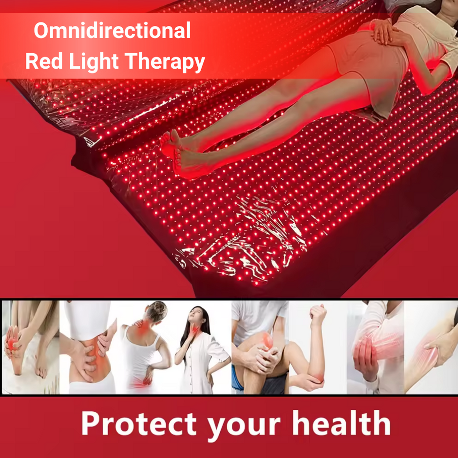 Red Infrared Light Therapy Sleeping Bag Full Body Blanket for Whole Body, 5050SMD LED 660nm Red Light Therapy Sleep Bag 850nm Near Infrared Light Therapy Devices for Pain Relief and Better Sleep