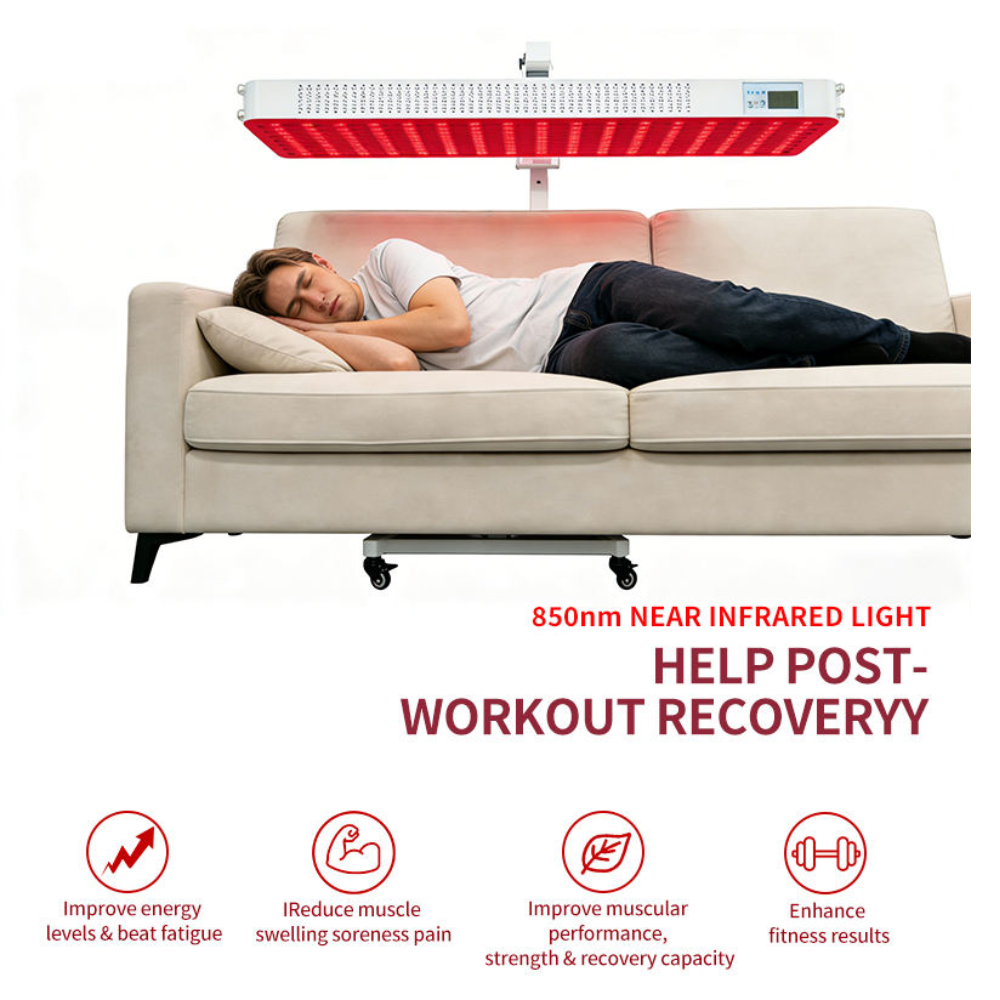 Valenluma Force Revive Series 7 Wavelength Full Body Red Light Therapy Panel with Stand  1500W Infrared Beauty & Recovery Light for Home, Clinic & Commercial Use