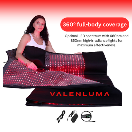 Infrared Red Light Therapy Sleeping Bag Full Body Blanket - Lessens Pain, and Enhances Recovery- Whole Body Care Mat with 3 Modes - Uses 660nm & 850nm160x60 CM Dual Wavelength Infrared Red Light Blanket with 1800 LEDs for Home Use