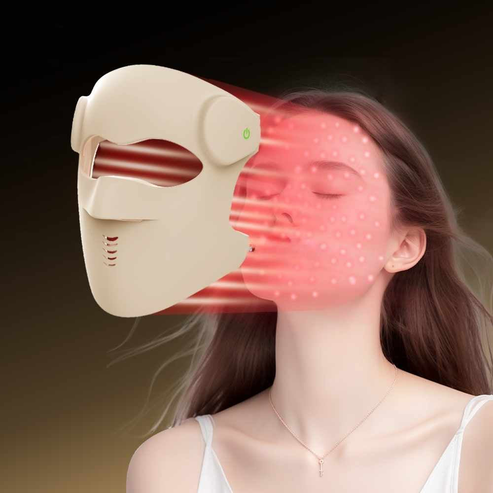 Valenluma Laser Red Light Therapy LED Face Mask 3D LCD Remote NIR Laser 1070nm  Anti-aging
