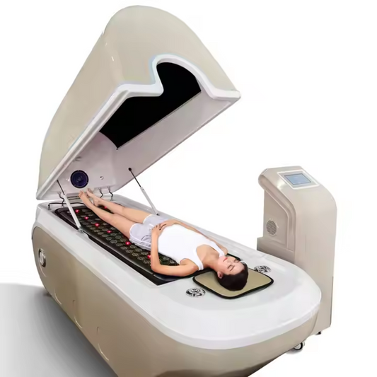 Red Light Therapy Spa Bed Pod Far Infrared Wet Steam Ozone Sauna Spa Capsule Weight Loss