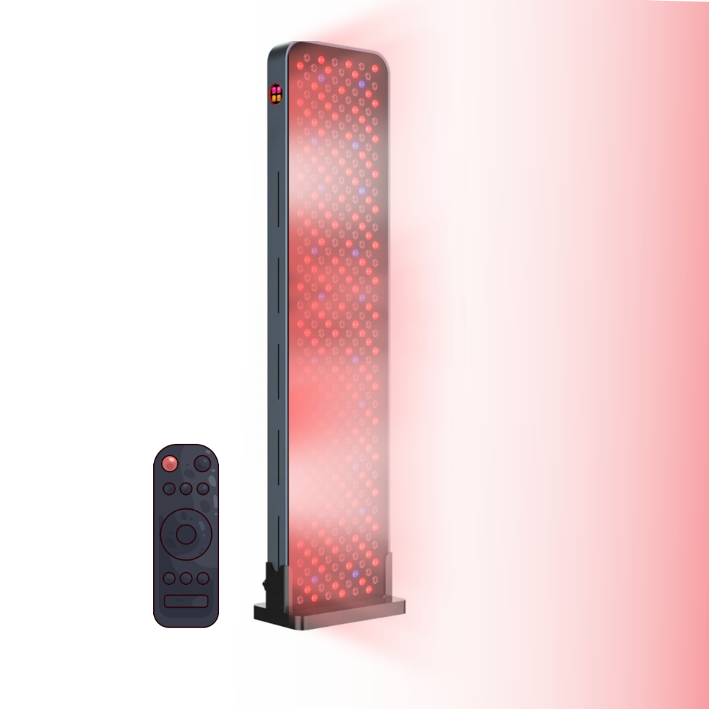 Valenluma Core Apex Series  360 LED Full Body Red Light Therapy Panel with Electric or Manual Stand, 7 Wavelength Near Infrared &amp; 1064nm Infrared Recovery System