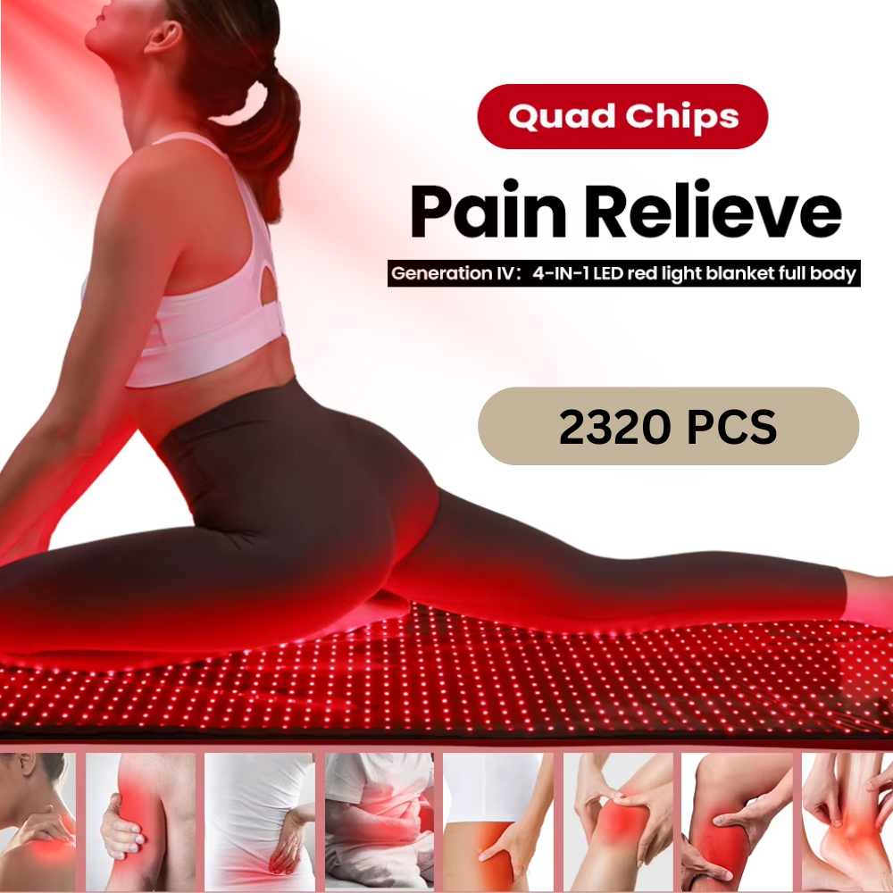 Red Light Therapy Sleeping Bag Full Body Blanket Tri Chip  660 850 Spectrum Full Body Infrared therapy with a light density of 170 mW/cm².Sleeping Bag Infrared Therapy Lamp Sleeping Bag Cover Red Light Therapy Blanket size 63x 24 Inch for pain relief