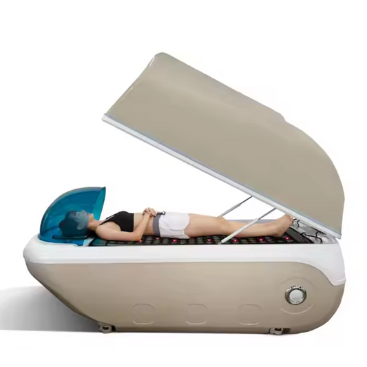 Red Light Therapy Spa Bed Pod Far Infrared Wet Steam Ozone Sauna Spa Capsule Weight Loss