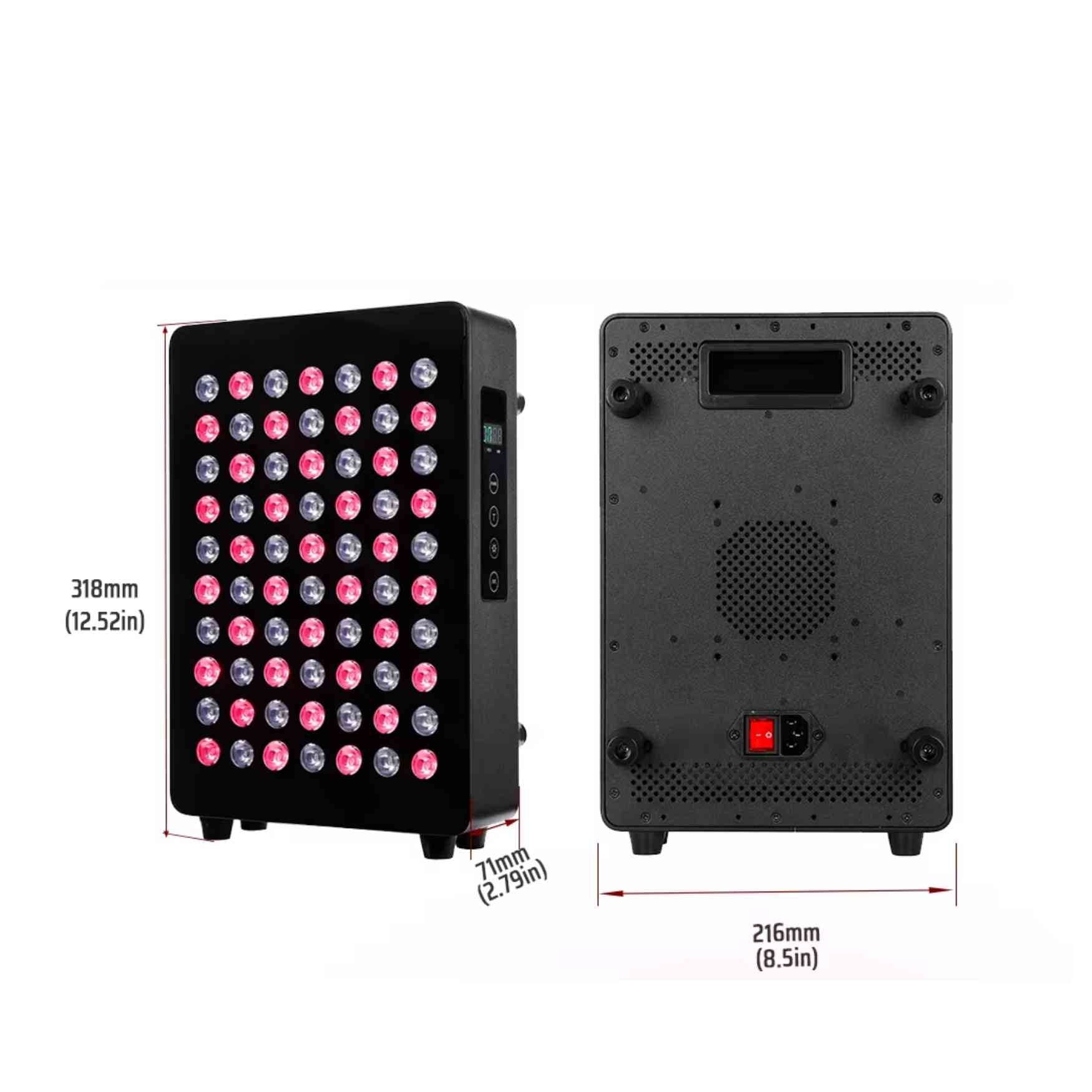 LED Red Light Therapy Mini Panel for Facial & Skin Care | 630nm–850nm Infrared Beauty Device | Valenluma
