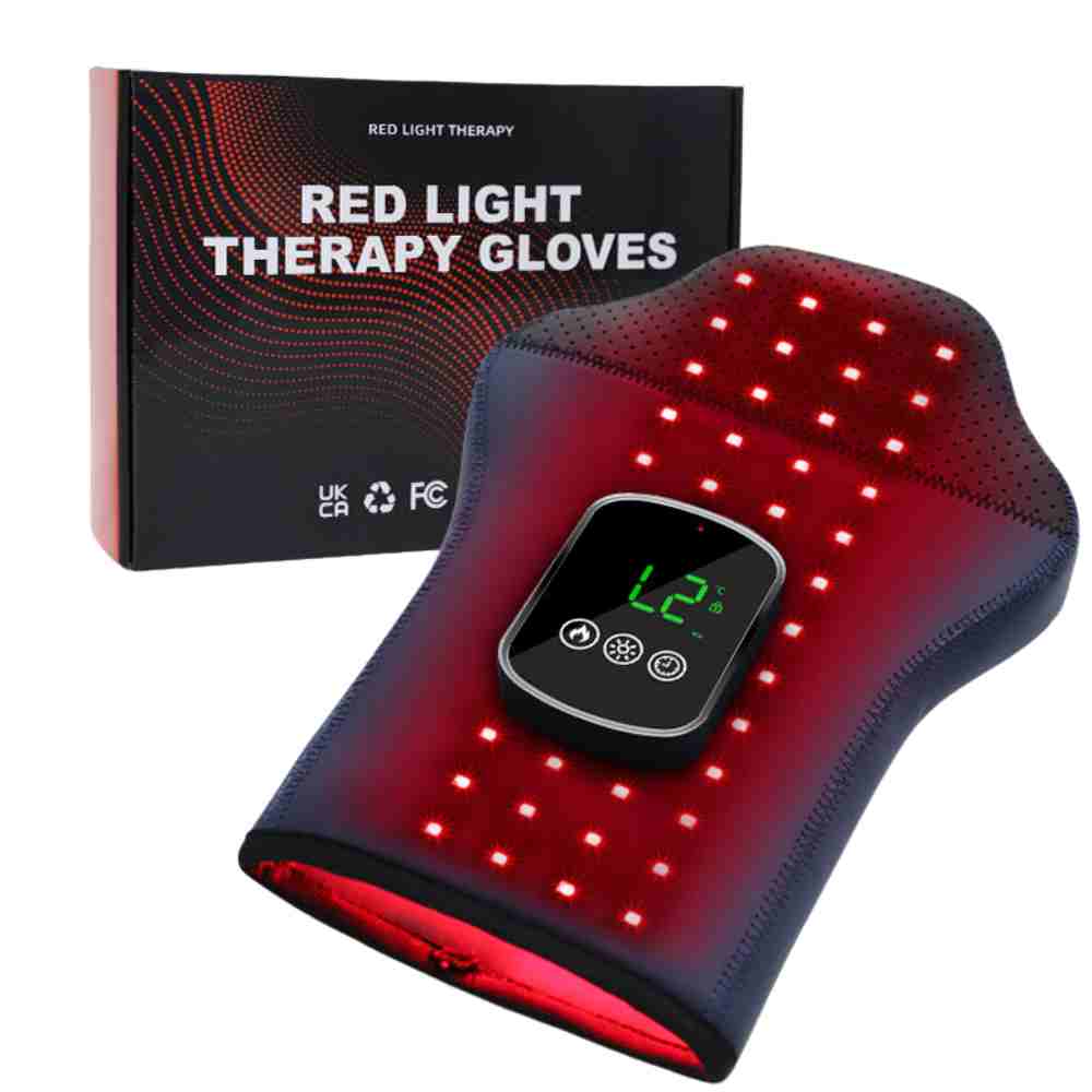Pack of 2 Cordless Red Light Therapy Hand Gloves for Wristband Hand Pain Relief