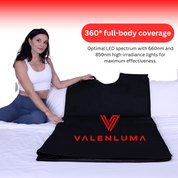 Infrared Red Light Therapy Full Body Blanket - Lessens Pain, and Enhances Recovery- Whole Body Care Mat with 3 Modes - Uses 660nm & 850nm160x60 CM Dual Wavelength Infrared Red Light Blanket with 1800 LEDs for Home Use