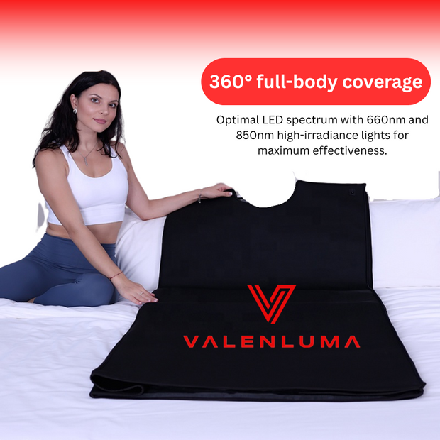 Infrared Red Light  Sleeping Bag Therapy Full Body Blanket - Lessens Pain, and Enhances Recovery- Whole Body Care Mat with 3 Modes - Uses 660nm & 850nm 180x80x30  CM Dual Wavelength Infrared Red Light Blanket with 2680 LEDs for Home Use