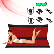 Red Infrared Light Therapy Sleeping Bag Blanket for Whole Body, 5050SMD LED 660nm Red Light Therapy Mat Sleep Bag 850nm Near Infrared Light Therapy Devices for Pain Relief and Better Sleep