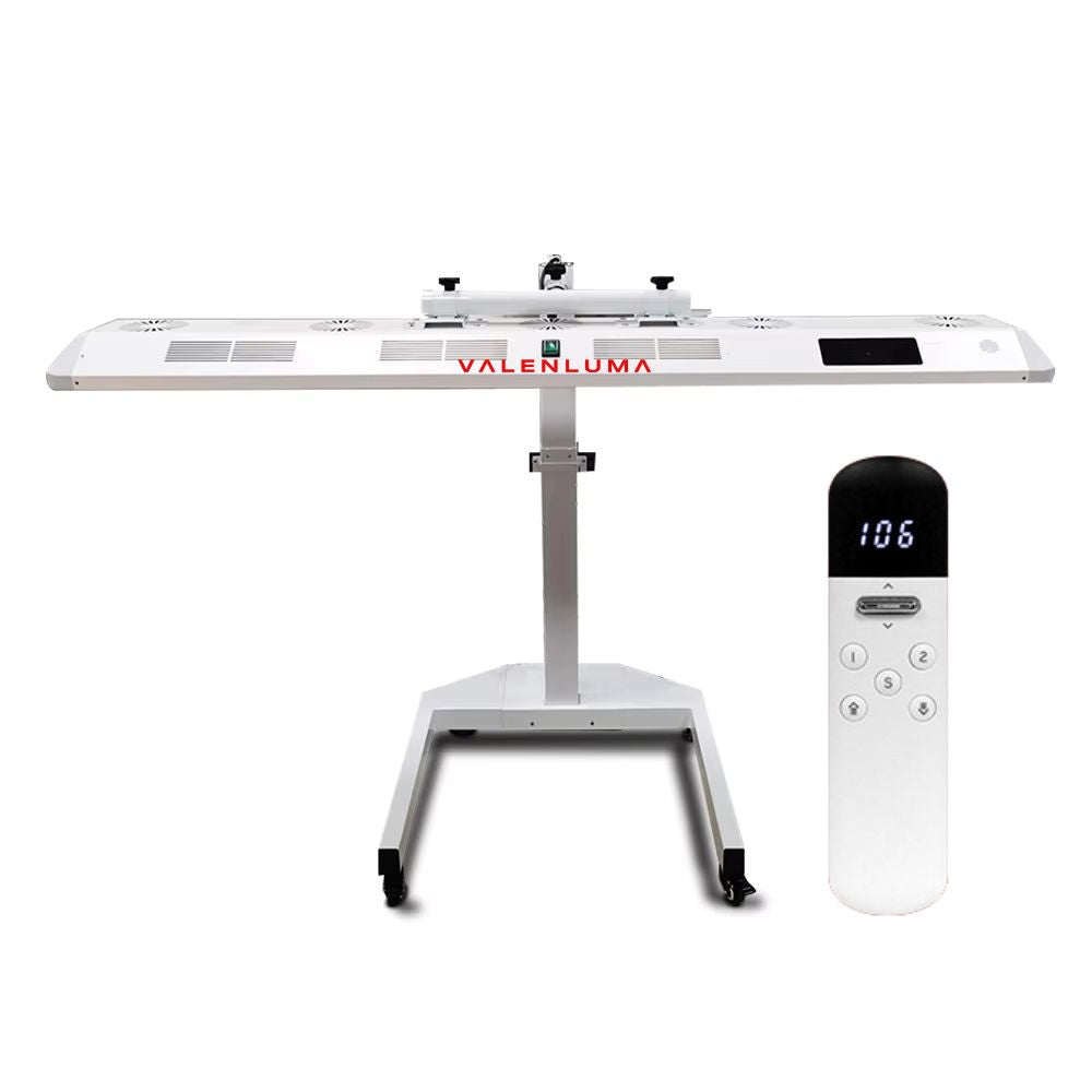 Valenluma Core Infinity Series Infrared Light Panel LED Red Light Therapy Panel 2400 W with Stand and Voice Control 480 Pcs – 7 Wavelength Full Body System