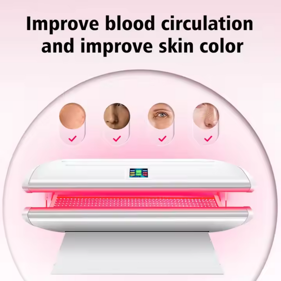 Red Light Therapy Bed Tunnel Design 633nm 810nm 850nm 940nm Light Combo Photo biomodulation led therapy Bed