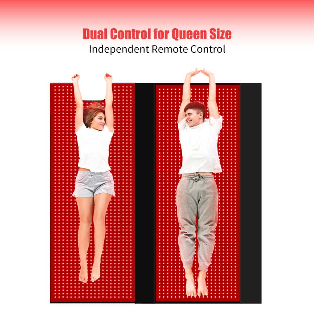 Valenluma Red Light Sleeping Bag Blanket 2560LEDs Red &Near Infrared 660nm 850nm Red Large size 180x80x20 cm Pain Relief