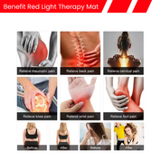 Red Light Mat Full Body LED 660nm Red Light Therapy Mat 850nm Near Infrared Light Therapy Devices Large Pads for Whole Full Body Pain Relief With  1280pcs red light therapy mat full body