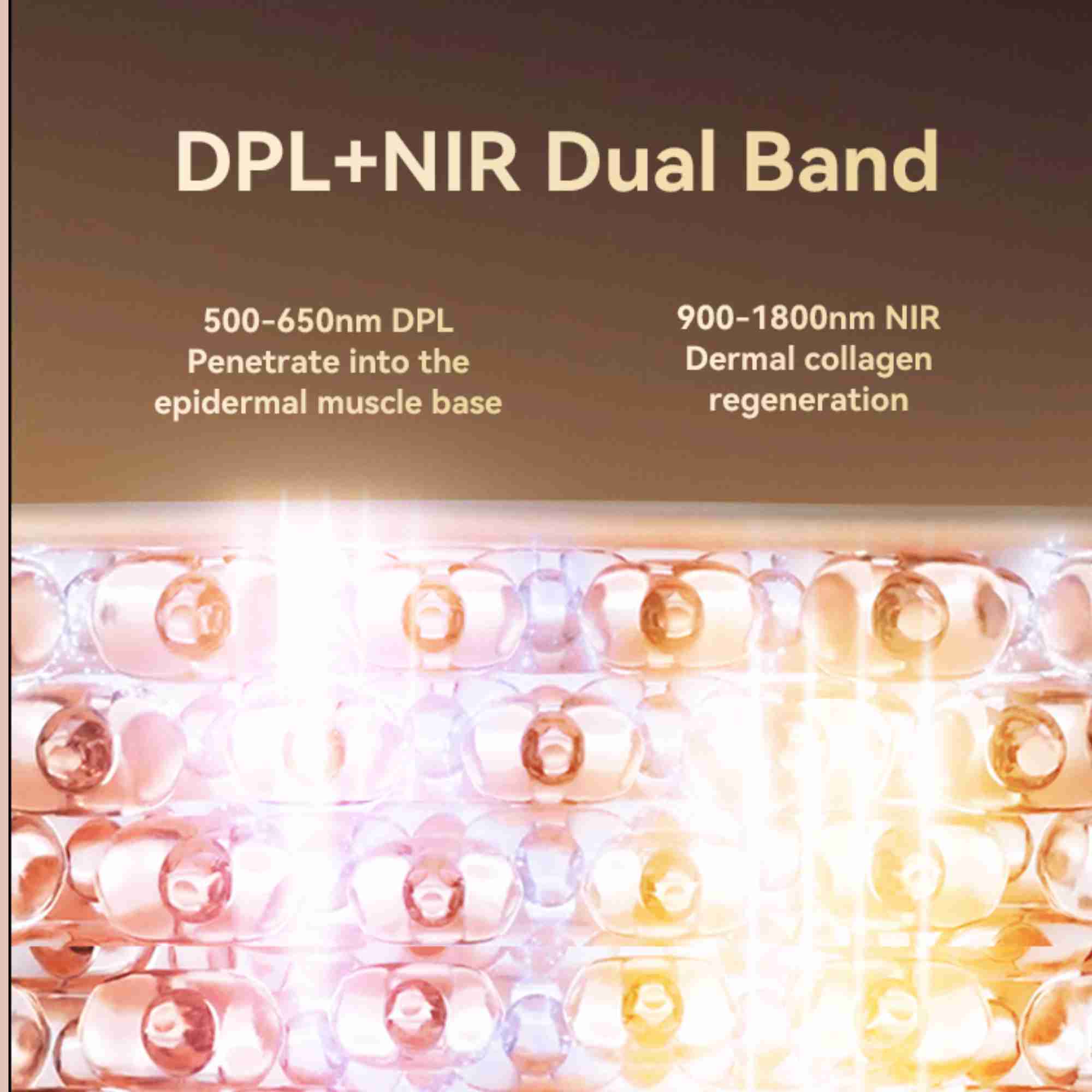 Valenluma Red Light Facial Wand DPL+NIR Skin Care Machine 16°C Cold Light Tighten & Brighten Skin