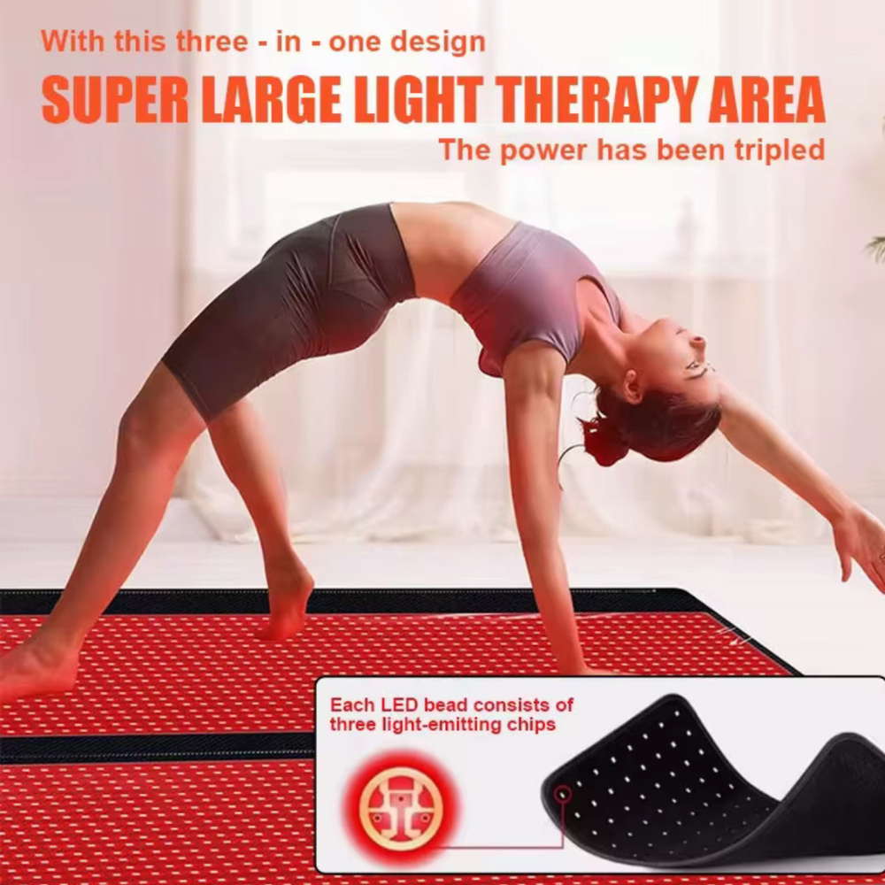 Red Infrared Light Therapy Sleeping Bag Blanket for Whole Body, 5050SMD LED 660nm Red Light Therapy Mat Sleep Bag 850nm Near Infrared Light Therapy Devices for Pain Relief and Better Sleep