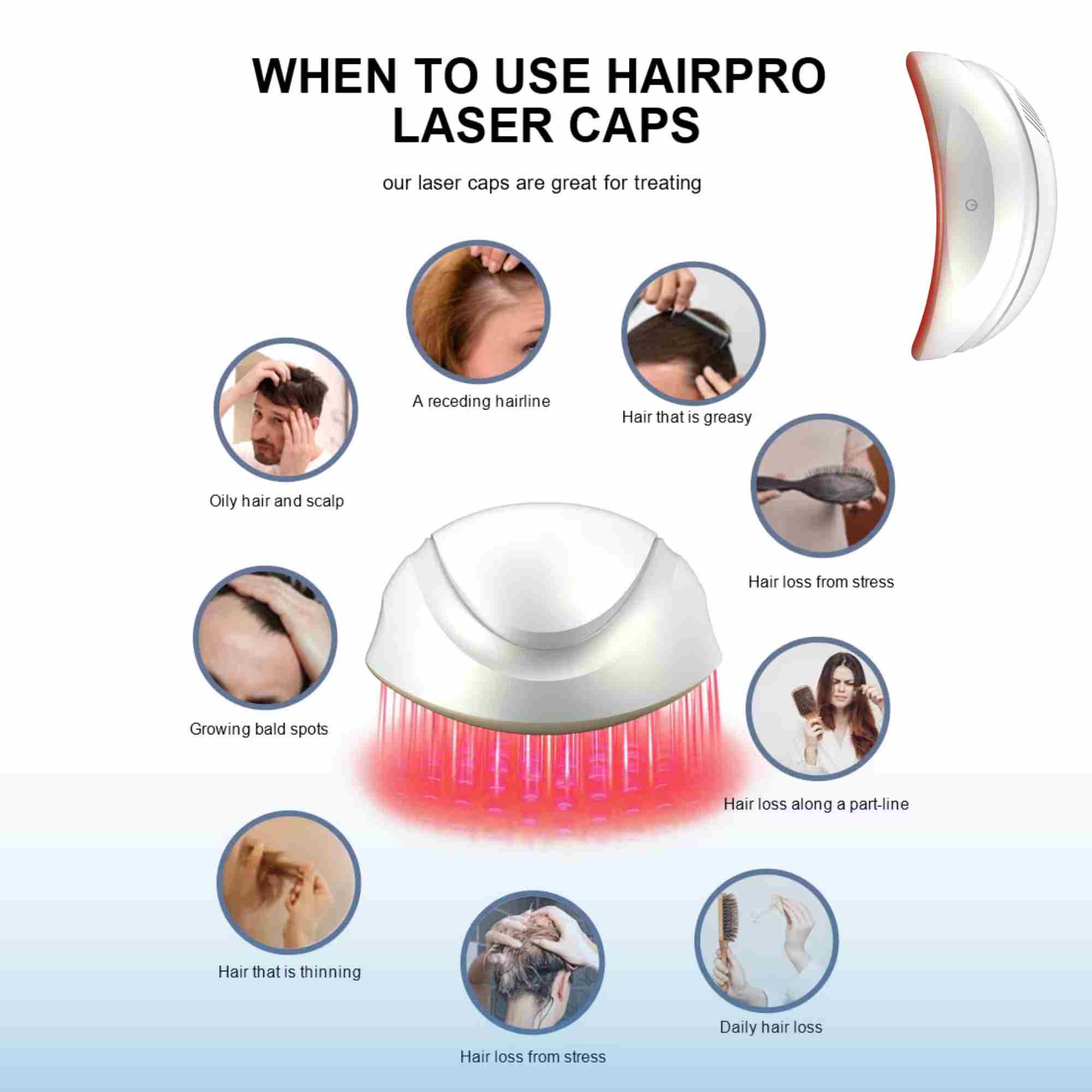 Valenluma Led Hair Growth Helmet Red Light Therapy  Laser Hair Growth Treatment