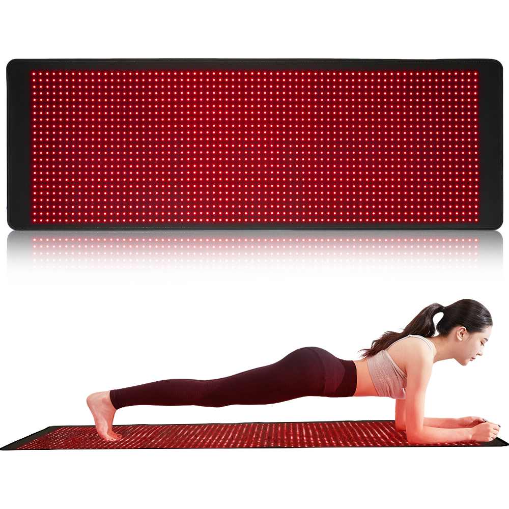 Valenluma Full Body Red Light Therapy Mat 1540 Pcs 3core LED(660nm*1540pcs,850nm*3080pcs), 3 Chips in 1 Bead size 180x60 CM