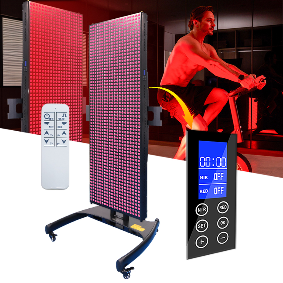 Valenluma Force Titan Series 6000W Infrared Large Red Light Therapy Panel – Full Body LED 1200 Pcs with  Stand