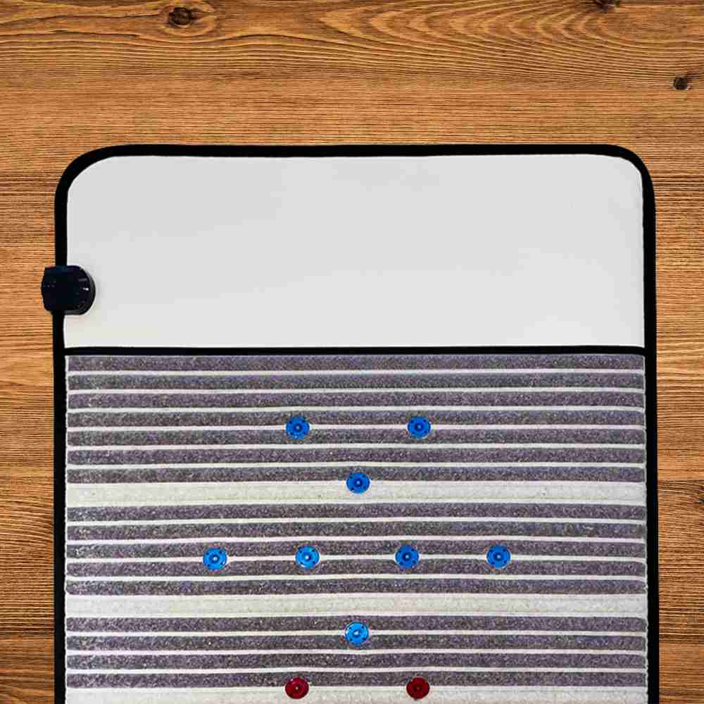 PEMF Therapy Mat  Amethyst White Crystal Negative Ion Mat 1-30hz