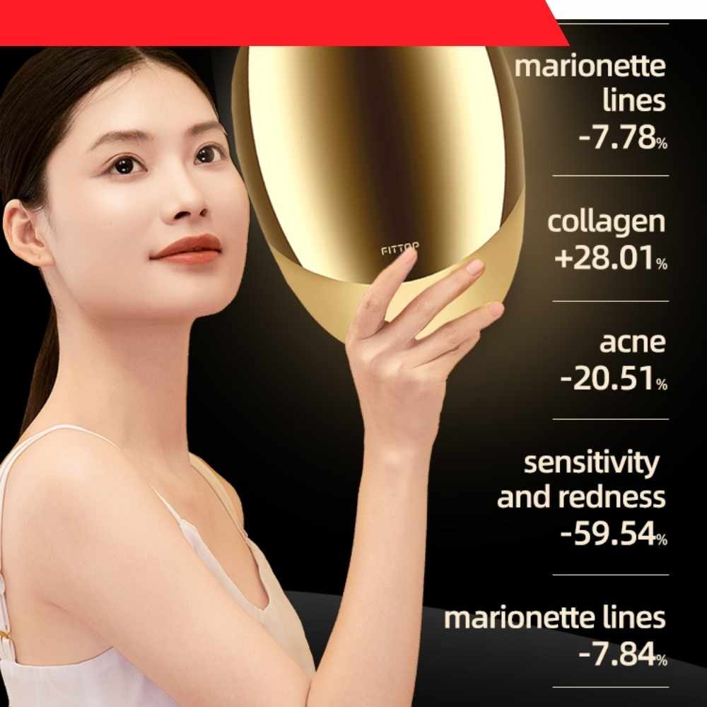 Valenluma Red Light Therapy Face Mask  Smart LED Light Therapy 3D Design 5 Colors Skin Rejuvenation Anti-aging