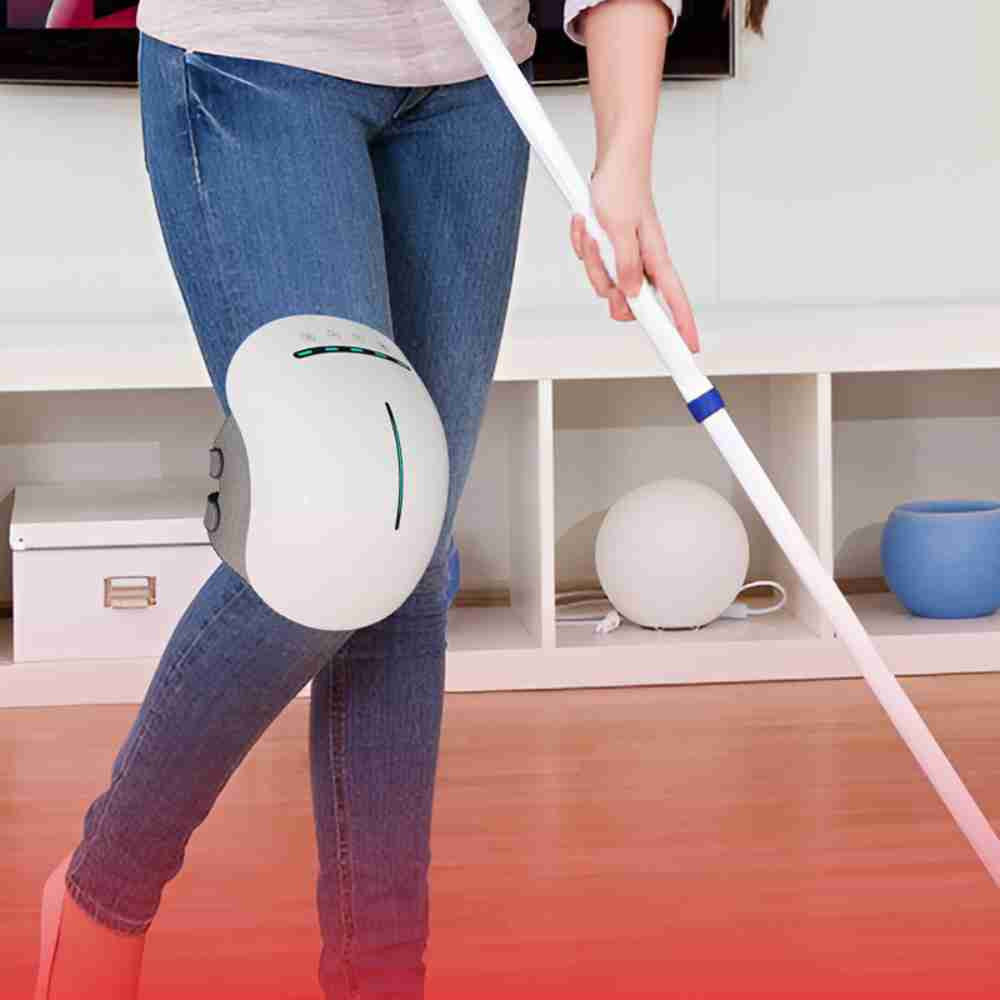 Pack of 2 Wireless Heated Knee Massager & Vibration For Blood Circulation Joint Relax Pain Relief