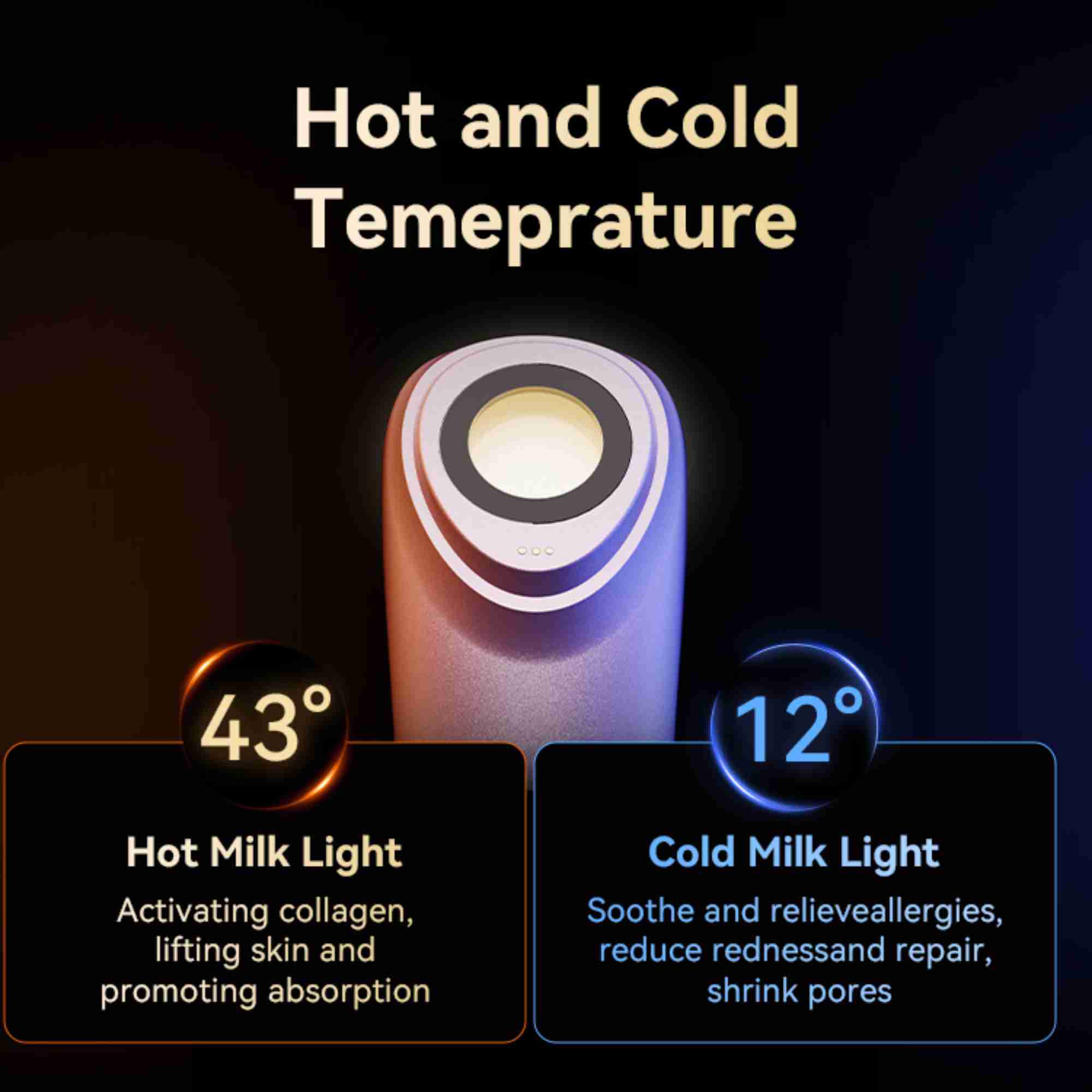 Valenluma Red Light Facial Wand DPL+NIR Skin Care Machine 16°C Cold Light Tighten & Brighten Skin