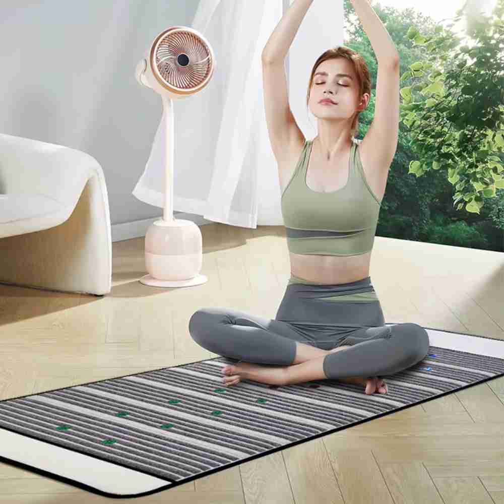 PEMF Therapy Mat  Amethyst White Crystal Negative Ion Mat 1-30hz